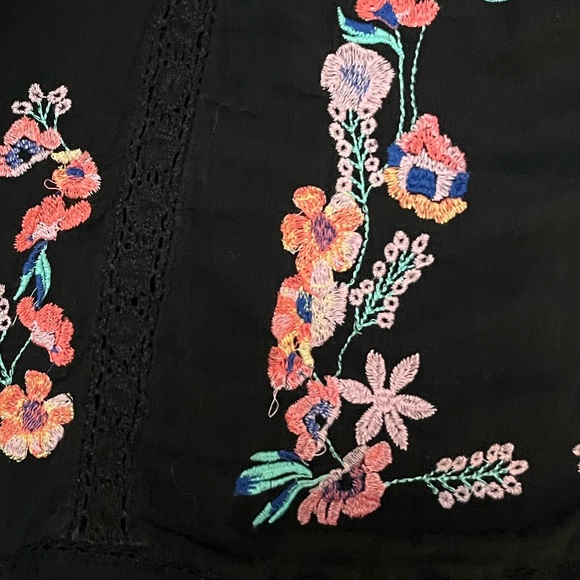 Free People Embroidered Tunic/Mini Dress - Picture 3 of 6